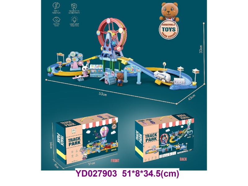 RAILWAY TOYS W/LIGHT&SOUNDS