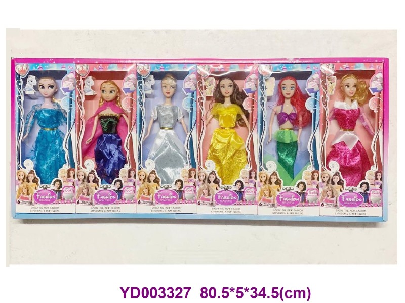 11.5 DOLL SET 6 PCS/BOX