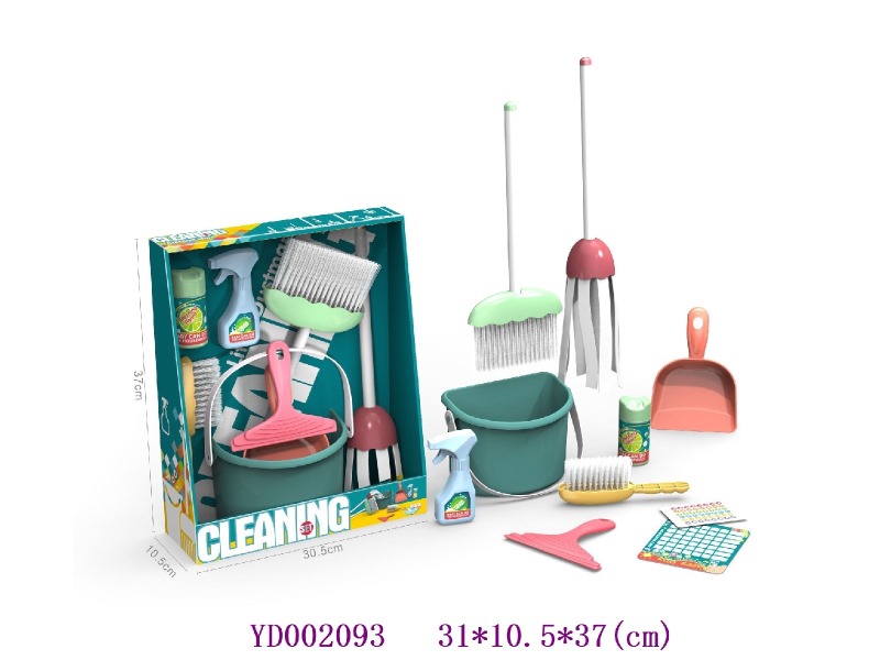 10-piece cleaning set