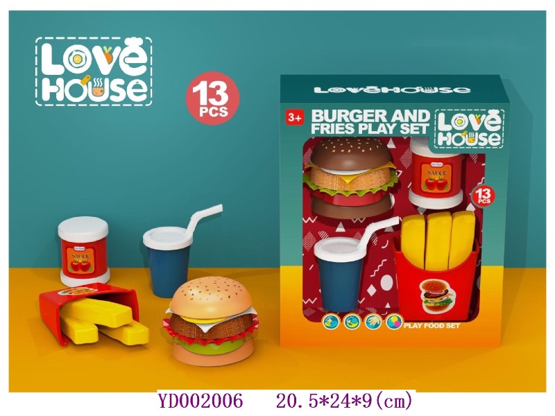 Burger fries 13pcs