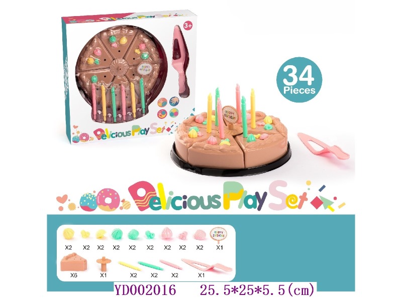 CAKE 34PCS