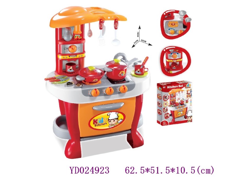 Kitchen play set，touch function